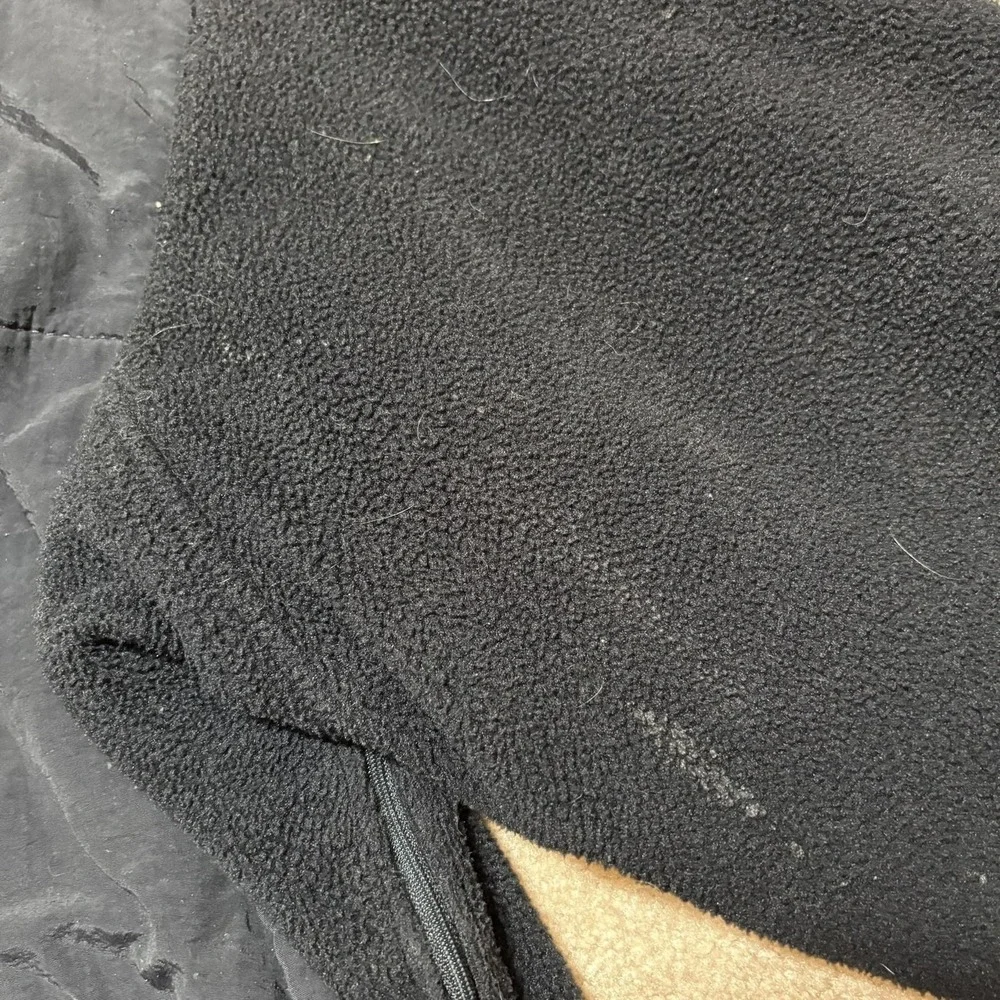 Vtg The North Face‎ Denali Fleece Jacket Mens XL Black Racing McDonalds USA 90s